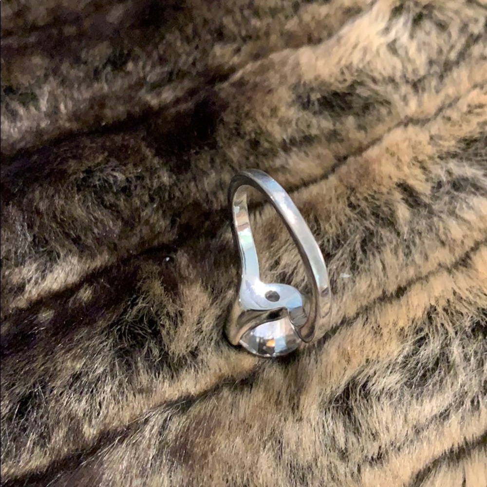 A SET - CZ solitaire ring & solitaire necklace-Ring Size 7- Necklace 16” A53/A58 - Picture 8 of 13